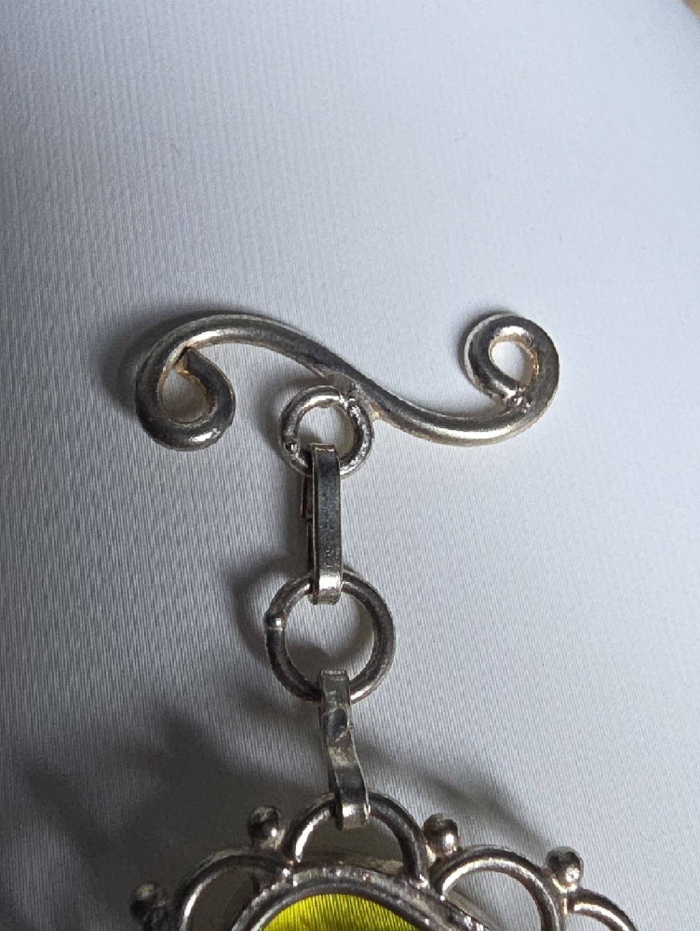Estate Very Vintage Sterling Silver 925 Bracelet - Picture 8 of 11